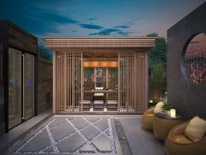 新中式茶室庭院