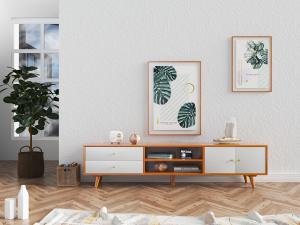 北欧实木电视柜
