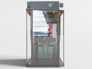 封闭式玻璃房游戏机游乐设施设备3d模型 封闭式玻璃房游戏机游乐设施设备