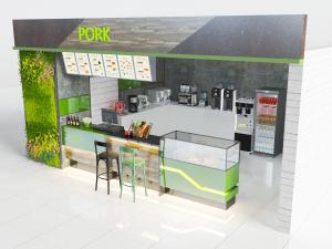 现代工业风饮料咖啡店