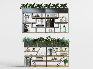 现代装饰置物架