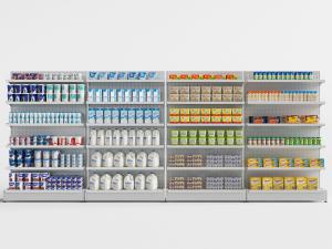 现代超市金属货架