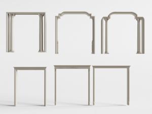 欧式阳台门装饰角线