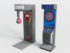 超市游戏机娱乐设施设备3d模型 超市游戏机娱乐设施设备