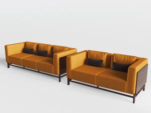 新中式现代多人沙发、双人沙发