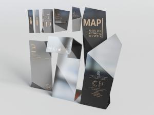 现代商店、酒店标识牌