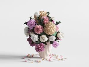 欧式陶瓷花瓶花卉饰品摆件