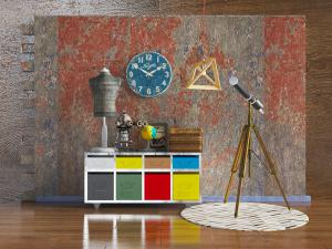 工业风玄关柜边柜、望远镜