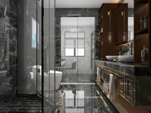 新中式卫浴间卫生间淋浴房