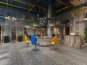 工业风美容美发理发店