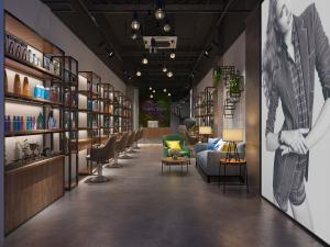 工业风美容美发理发店