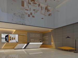 后现代公司前台接待台