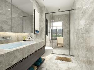 后现代卫浴间卫生间淋浴房