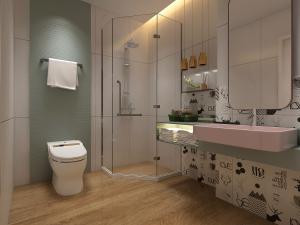 现代轻奢卫浴间卫生间淋浴房