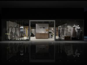 工业风服装店3d模型 工业风服装店