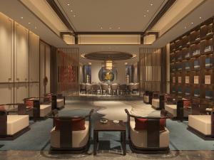 新中式酒店贵宾厅接待室包间包厢