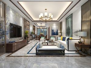 新中式客厅餐厅