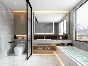 后现代卫浴间卫生间浴缸