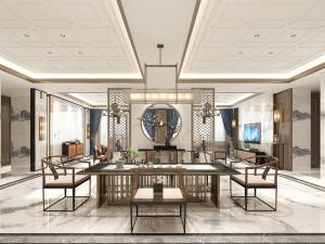 新中式餐厅客厅