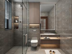 后现代卫生间卫浴间淋浴房