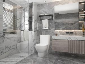 北欧卫浴间卫生间淋浴房