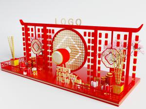 卖场春节陈列布置展示展览