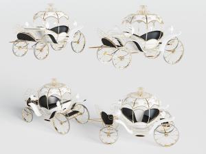 欧式旅游雕花四轮车