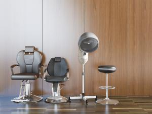 美容理发椅子和烫头加热器烘发机