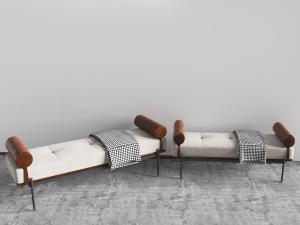 现代轻奢沙发凳