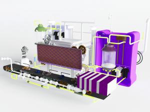 工业风主题的服装店展示柜