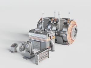 现代发电机机械零部件