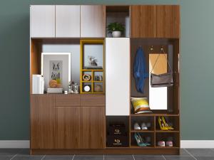 北欧实木玄关鞋柜