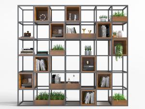 工业风金属装饰置物架