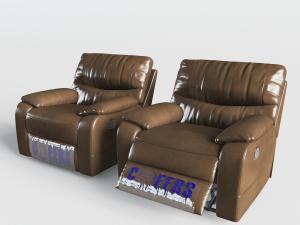 现代皮革按摩单人沙发椅3d模型 现代皮革按摩单人沙发椅