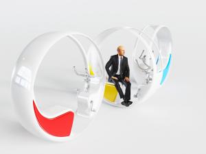 现代圆形脚踏自行车娱乐设施设备3d模型 现代圆形脚踏自行车娱乐设施设备