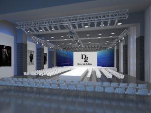 现代服装表演舞台