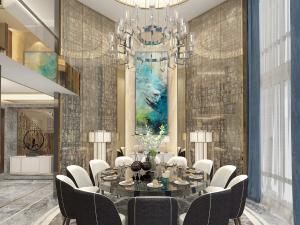 现代轻奢复式餐厅