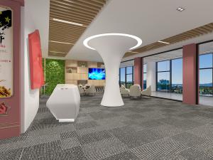 后现代前台接待洽谈区