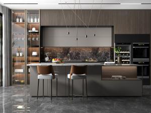 后现代厨房吧台