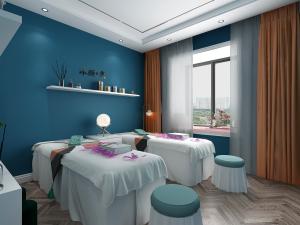 北欧美容院会所spa护理房按摩床