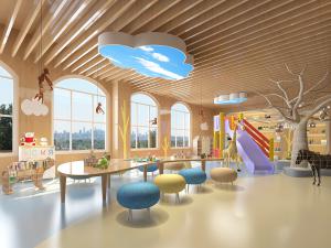 现代幼儿园手工课教室活动室3d模型 现代幼儿园手工课教室活动室