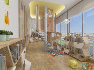 北欧幼儿园活动室3d模型 北欧幼儿园活动室