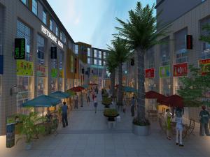 后现代商业步行街