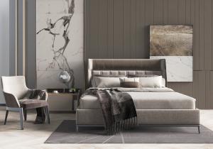 后现代双人床休闲椅子