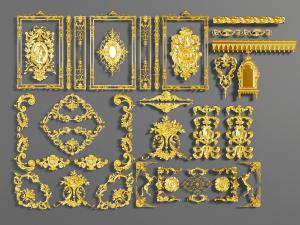 欧式金属雕花构件