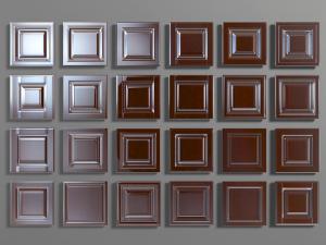 欧式装饰结构线的实木柜门