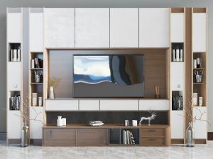 北欧实木电视装饰柜