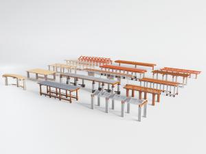 中式长廊花架凉棚