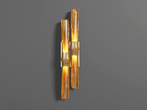 中式竹节造型的壁灯