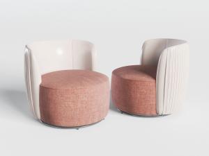 现代轻奢单人沙发3d模型 现代轻奢单人沙发